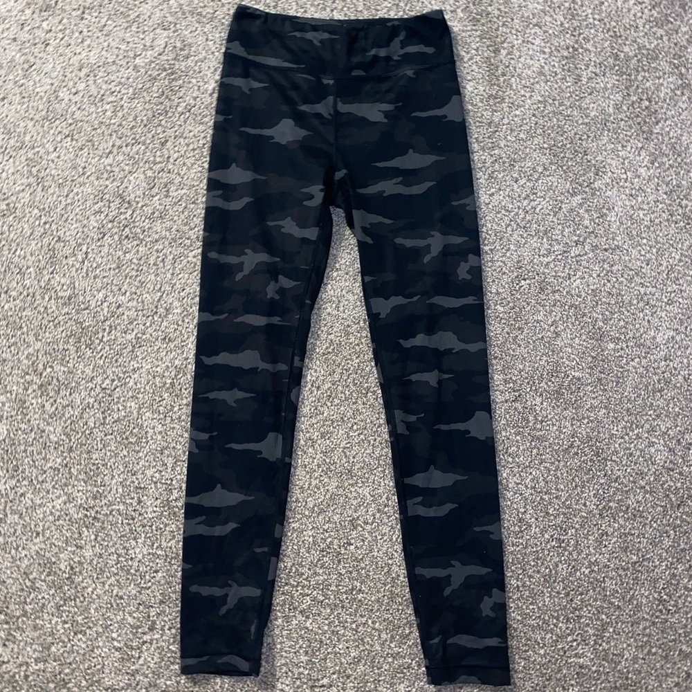 black camo leggings from Athleta